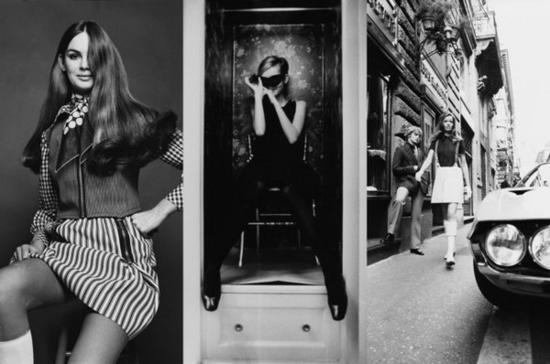 图中从左至右:Jean Shrimpton、Twiggy和Veruschka