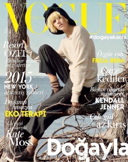 Freja Beha Erichsen登VOGUE土耳其版开年封面