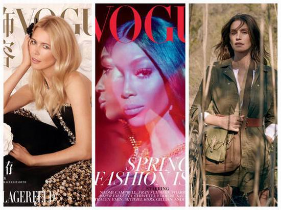 致敬“老佛爷”《VOGUE》杂志邀请超模拍摄五月刊！